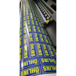 Tem Sticker Logo Ohlins Dán Trang Trí Xe Máy