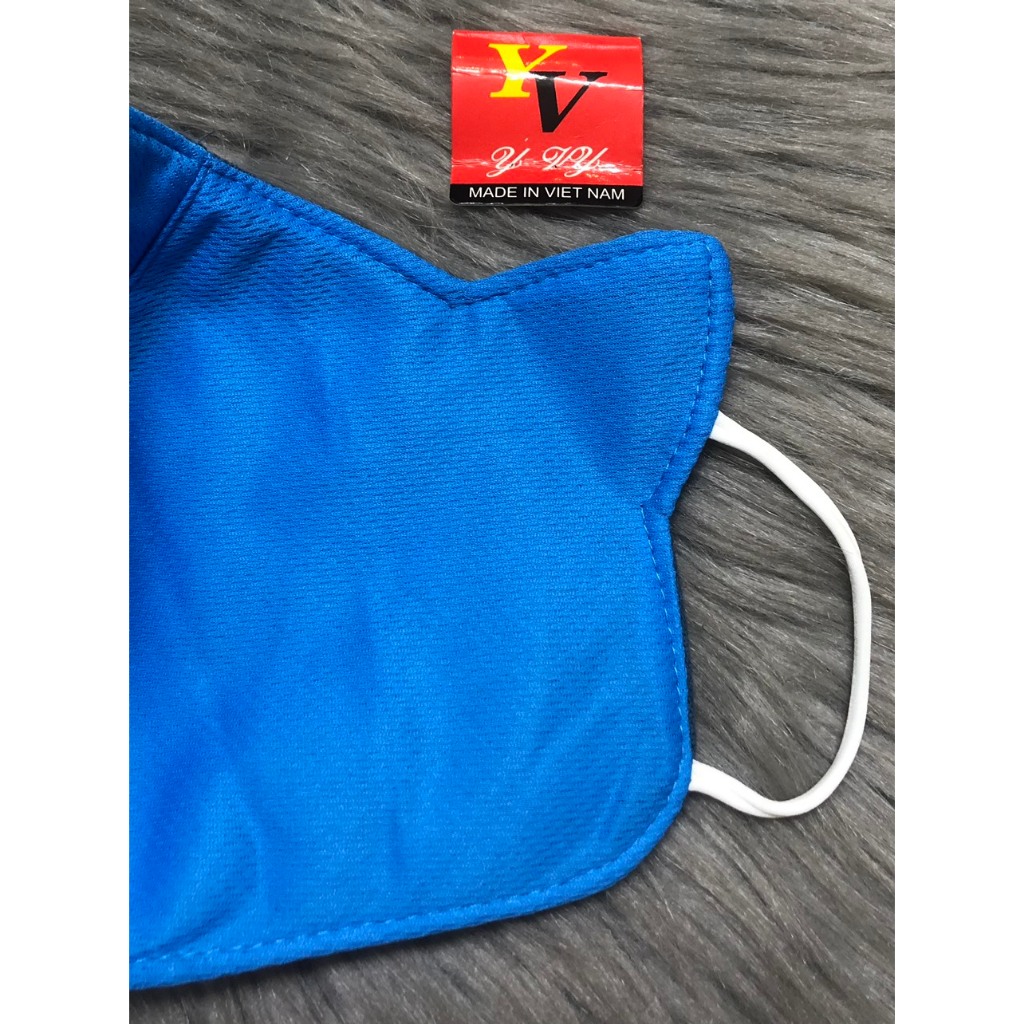 HCM]Combo 5 khẩu trang vải nhung , có tai mèo , khẩu trang vải 2 mặt nhung và lưới mè ,thương hiệu Ý Vy , bảo đảm giao đ