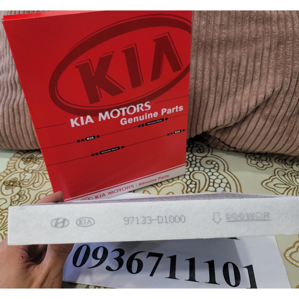 Lọc điều hòa than hoạt tính Hyundai Tucson Accent Kona Creta Sportage Genesis KIA RIO VERNA Mã 97133D1000