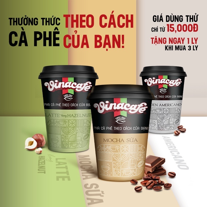 (Chọn loại) Vinacafé Ly Các Vị