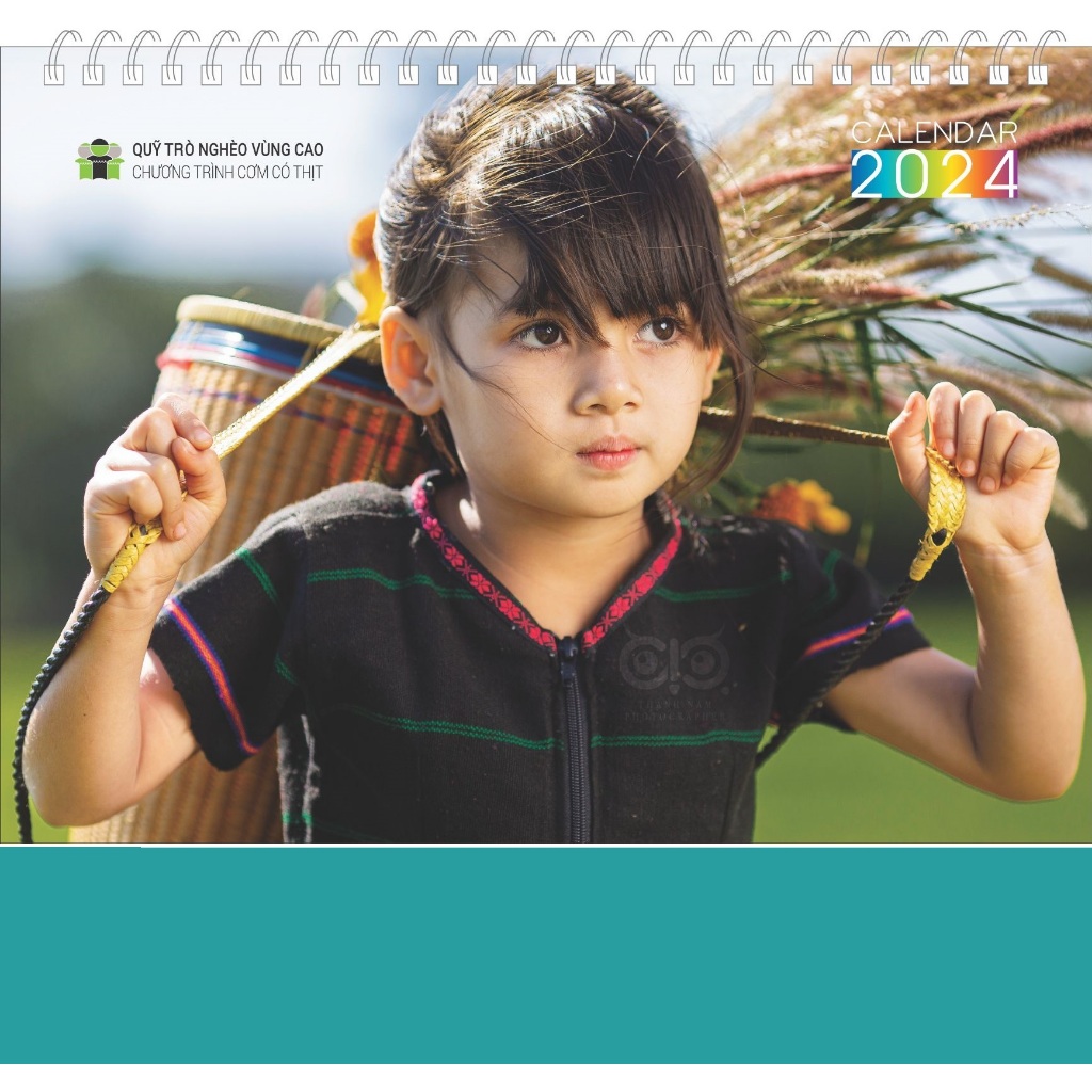 LỊCH BÀN Trẻ em vùng cao 2024 - Lịch Cơm Có Thịt