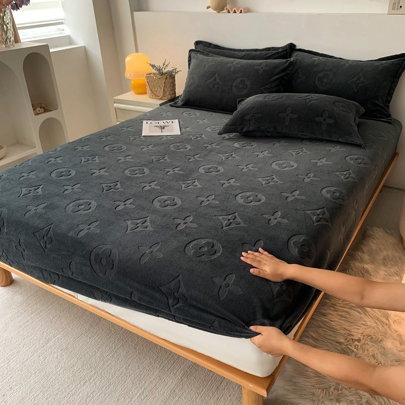 Bộ Nỉ Nhung Ga Gối Cao Cấp Mihava Siêu Mượt Siêu Ấm