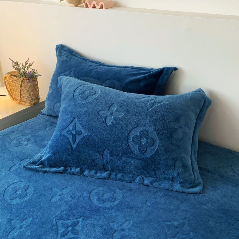 Bộ Nỉ Nhung Ga Gối Cao Cấp Mihava Siêu Mượt Siêu Ấm