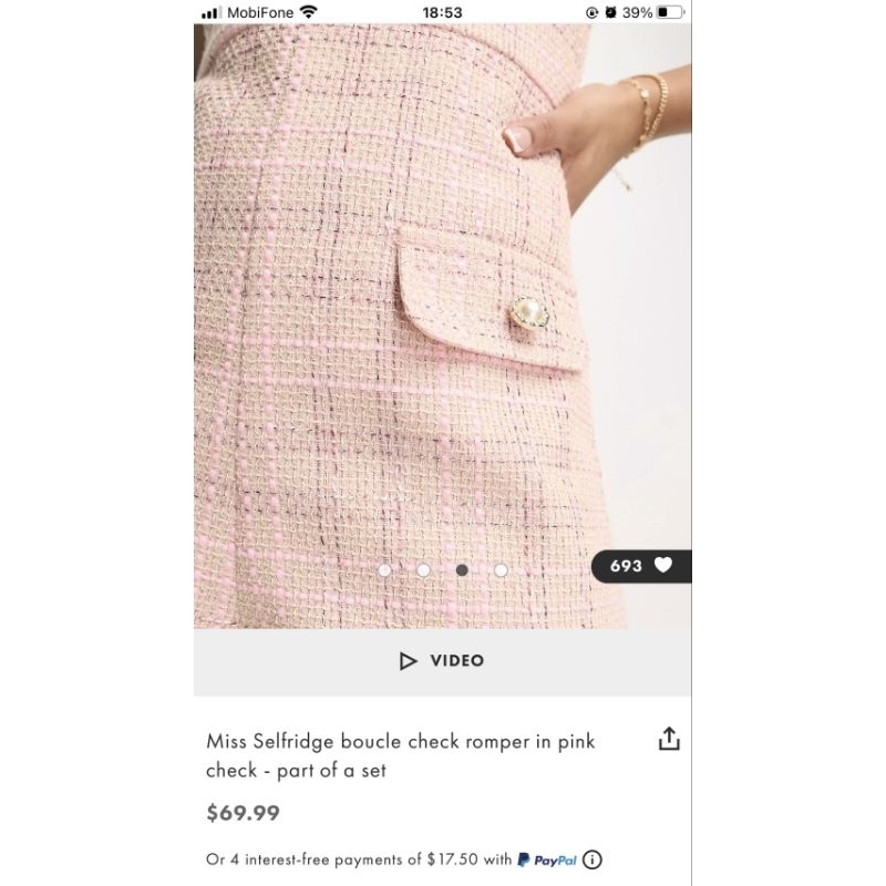 Jum sort tweed Miss full tag