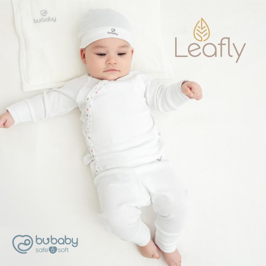Bộ dài tay cài chéo Leafly quần + áo BCT110800
