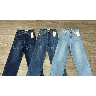 Quần Jeans ống xuông lưng cao siêu đẹp