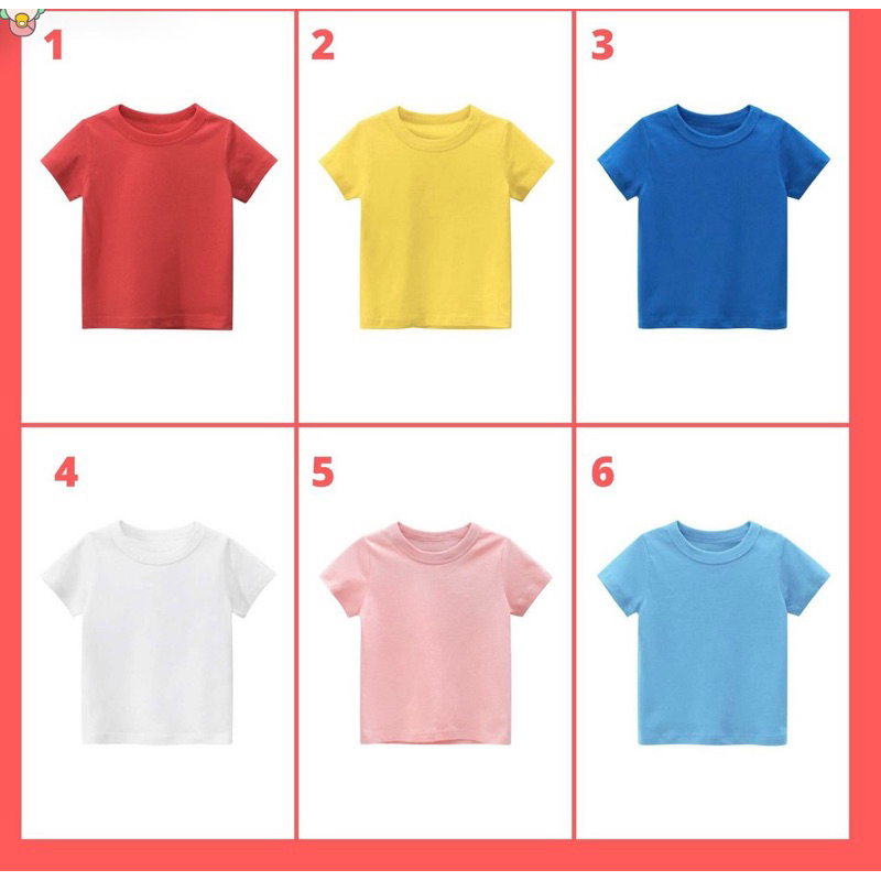 Áo Phông Cộc Tay Trẻ Em