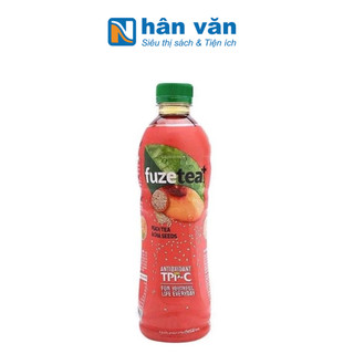 Trà đào - hạt chia fuzetea 450ml