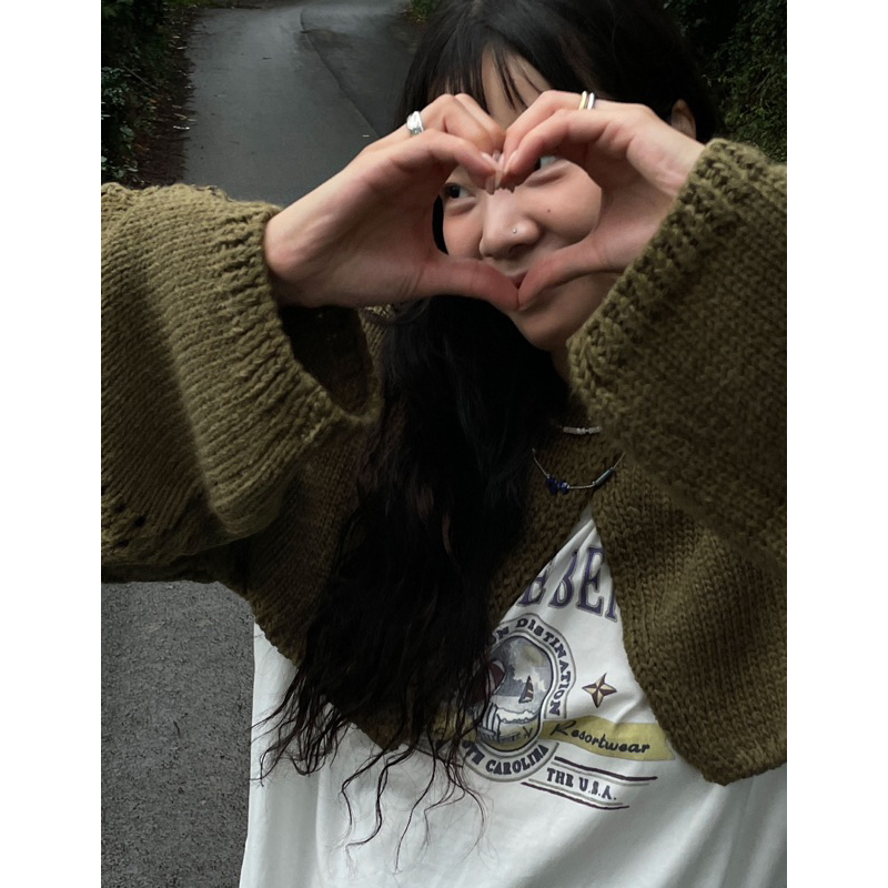 Open Bolero Knit Cardigan