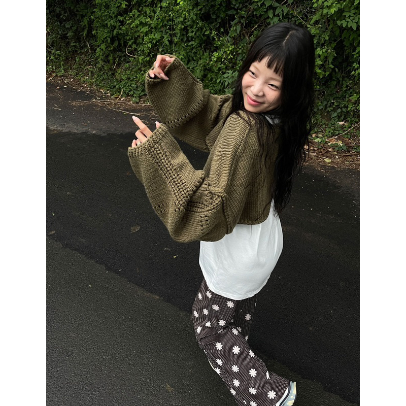 Open Bolero Knit Cardigan