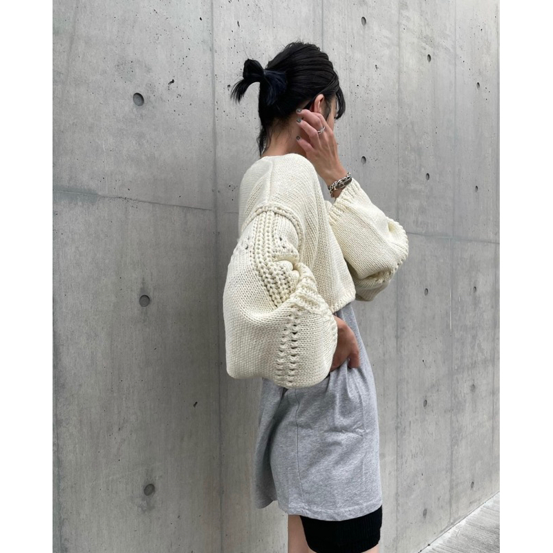 Open Bolero Knit Cardigan