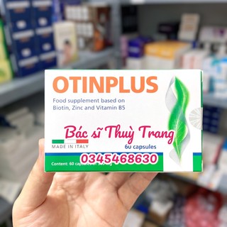 Viên uống OTINPLUS bổ sung BIOTIN, kẽm, B5 giúp đẹp tóc, lành thương - hộp 60 viên