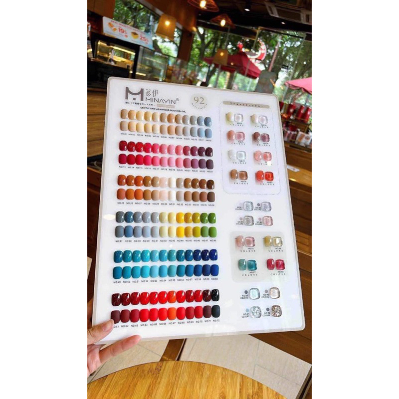 Set sơn Minayin   92 màu