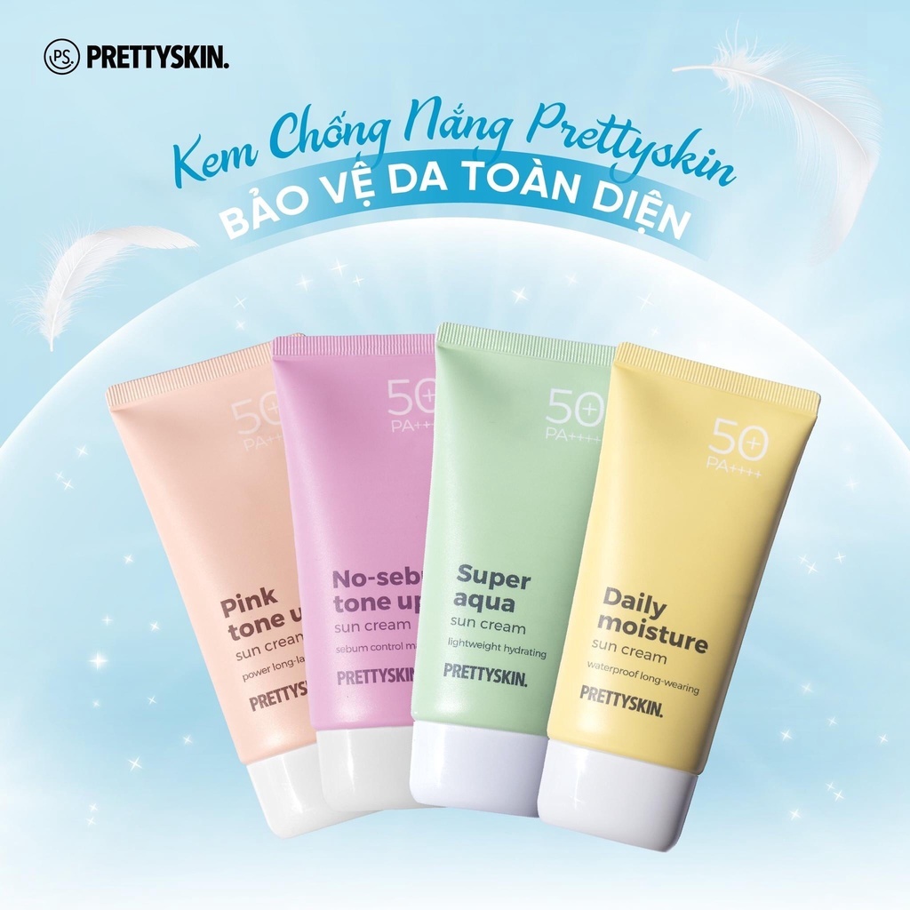 Kem Chống Nắng PrettySkin Sun Cream SPF 50+ PA++++