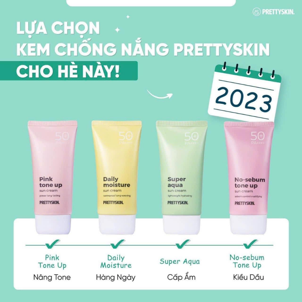 Kem Chống Nắng PrettySkin Sun Cream SPF 50+ PA++++