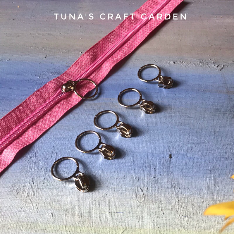 Đầu khoá dây khoá cước/nilon số 5, hàng dày đẹp