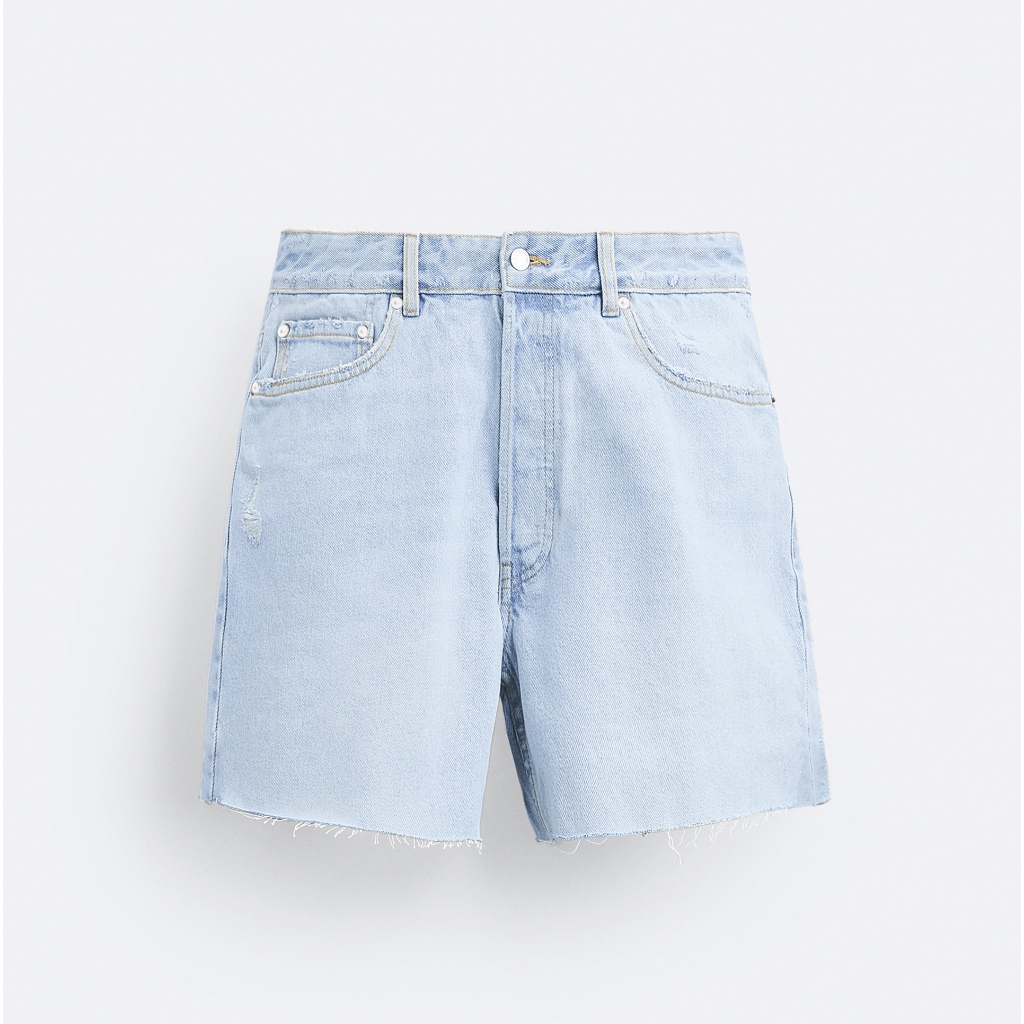 Quần Short JERAGO nam JEANS cao cấp, trẻ trung, lịch lãm, vải dày đẹp không bay màu dễ phối đồ chuẩn form - BELAIRMAN