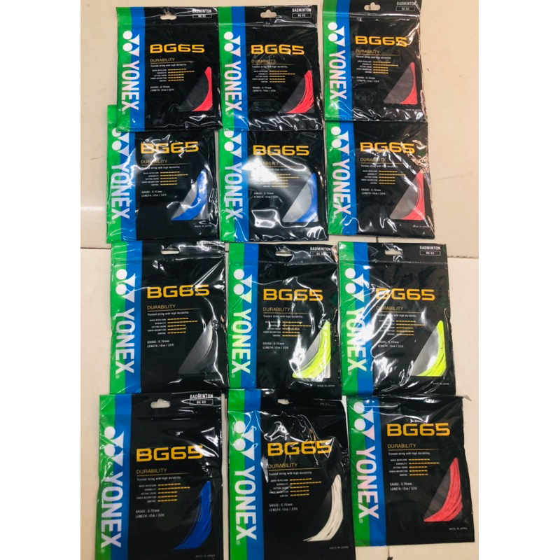 Dây đan vợt cầu lông yonex BG65