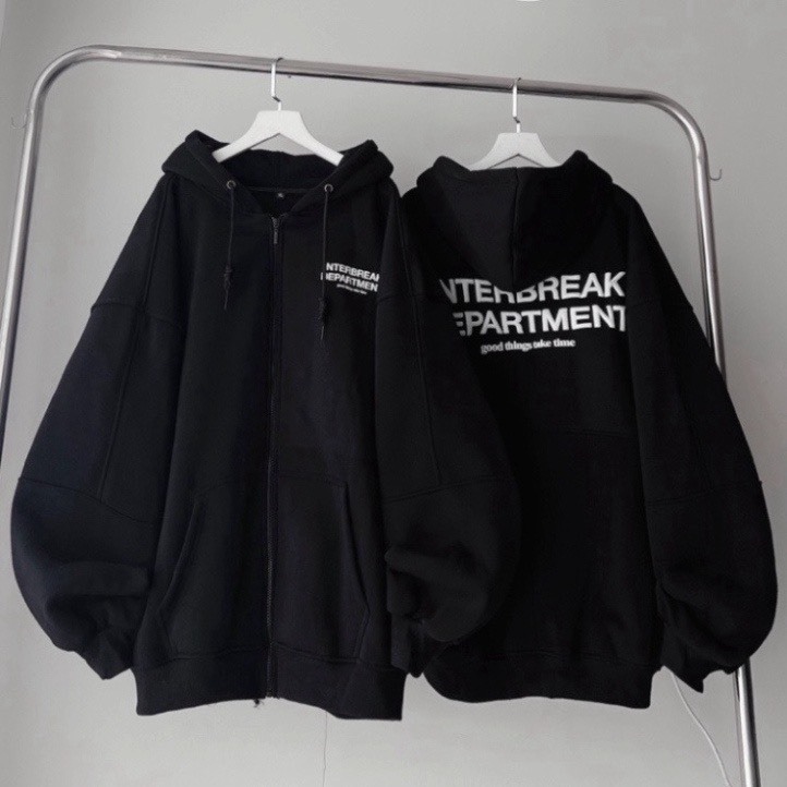 Áo khoác hoodie nam nữ fom rộng tay dài in chữ phong cách , hoodie hot năm nay