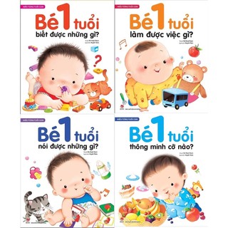 Sách - Trọn bộ 4 cuốn Hiểu biết về bé 1 tuổi