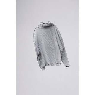 Áo len dệt kim caostu ribbed-border turtleneck