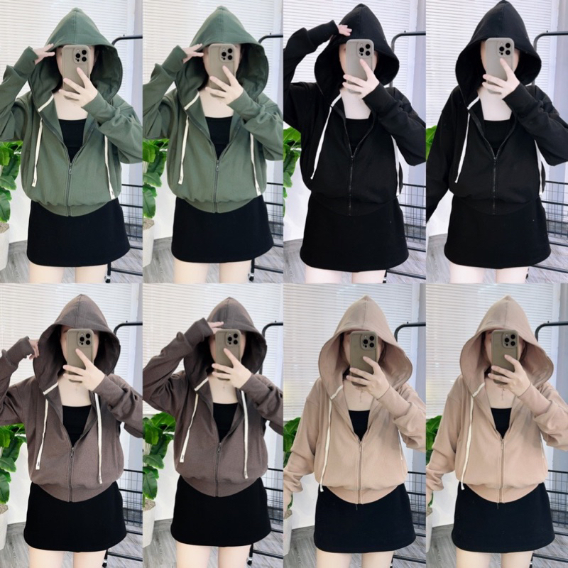 ÁO KHOÁC THUN GÂN