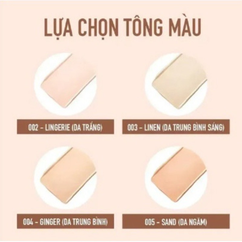 Phấn Nước CLIO Kill Cover Ampoule Cushion  15g kèm lõi