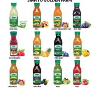 Sinh tố Golden Farm chai 100ml chia lẻ các loại