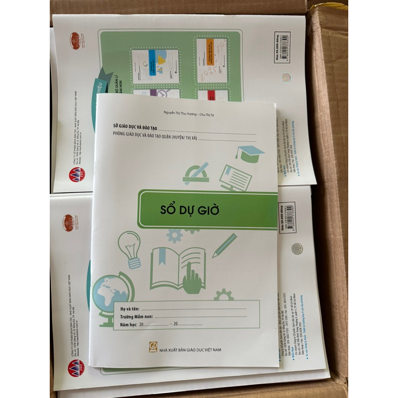 Vở theo dõi trẻ và vở kiểm thực 3 bước