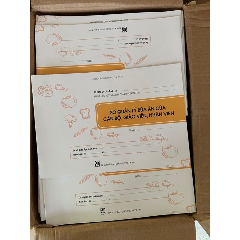 Vở theo dõi trẻ và vở kiểm thực 3 bước