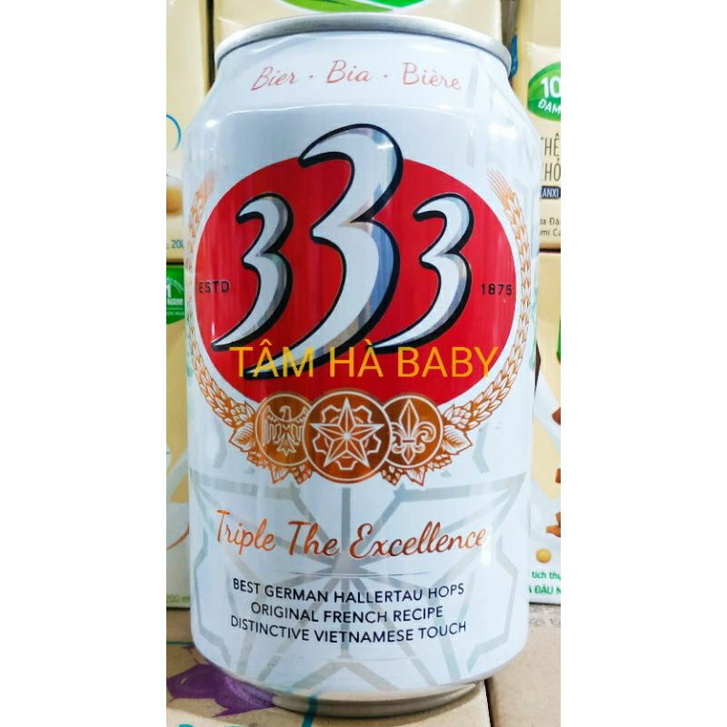 Lẻ bia 333 lon 330ml
