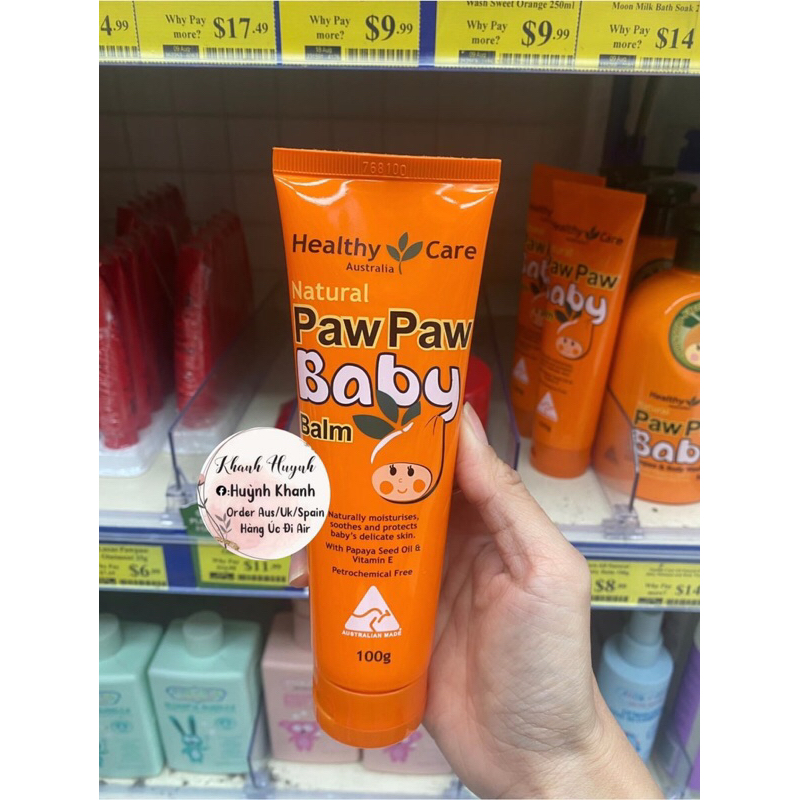 (BillChemist) Kem Dưỡng Đu Đủ Đa Năng Paw Paw Healthycare của Úc