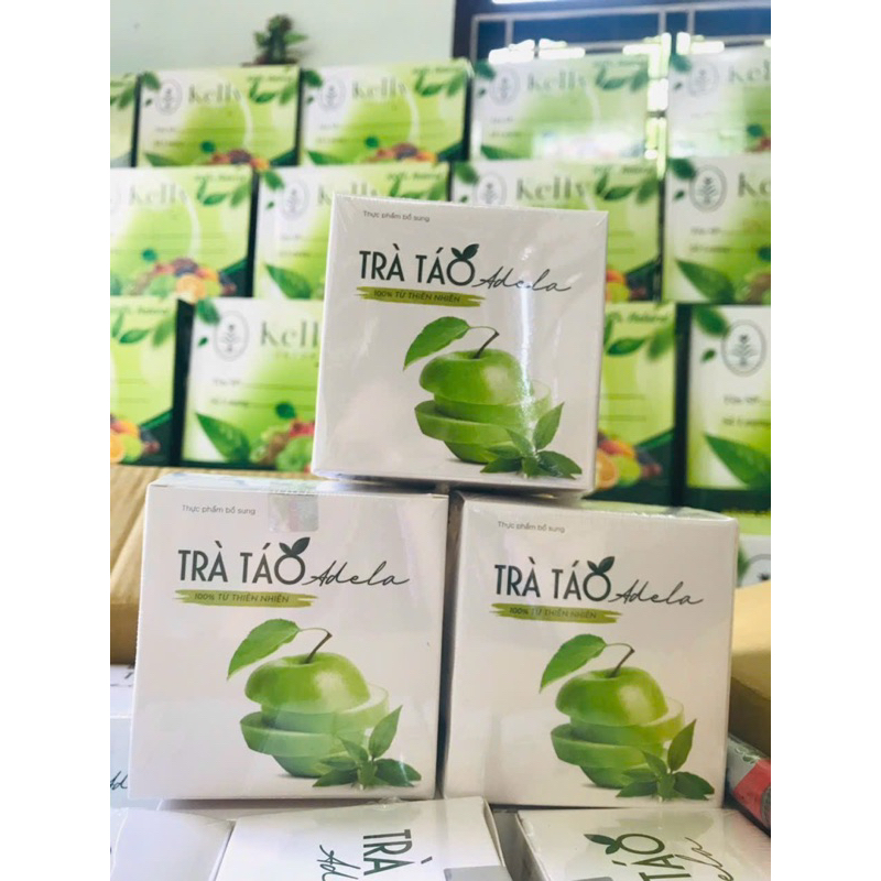 Set 3 gói trà giảm cân táo xanh chính hãng công ty 100%