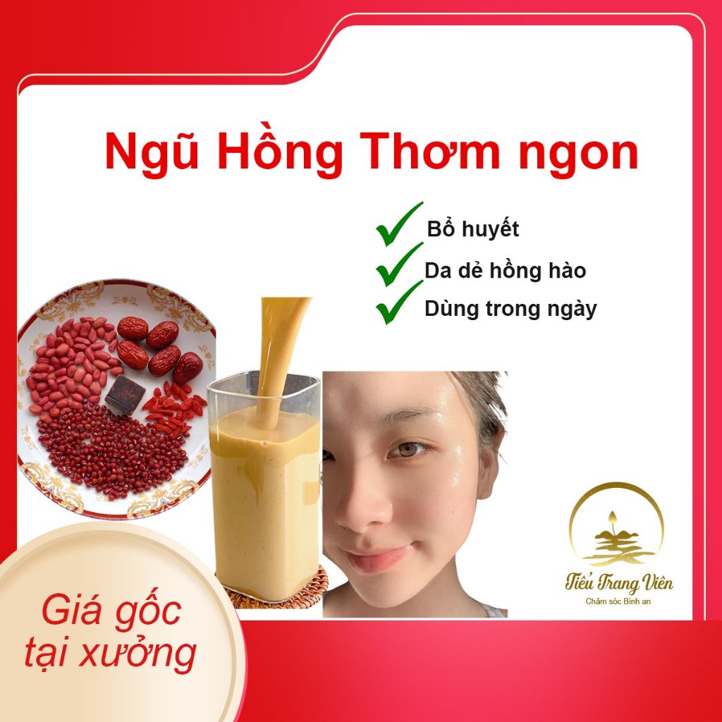 Ngũ Hồng thơm ngon, giúp phụ nữ dưỡng tử cung, thải độc dưỡng huyết giúp da đẹp hồng hào, trẻ đẹp Tiểu Trang Viên 30gram