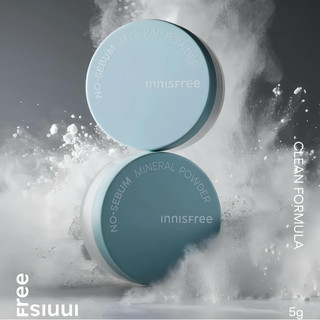 💎(Mẫu mới)Phấn phủ kiềm dầu No-sebum Mineral Powder Innisfree 5g