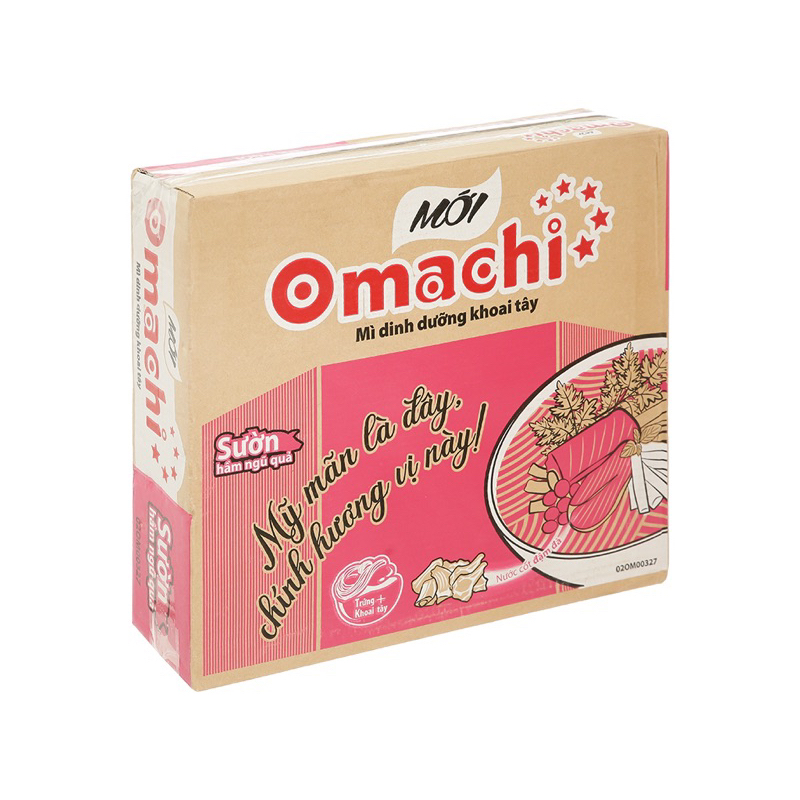 mì Omachi sườn - thùng 30 gói 80g