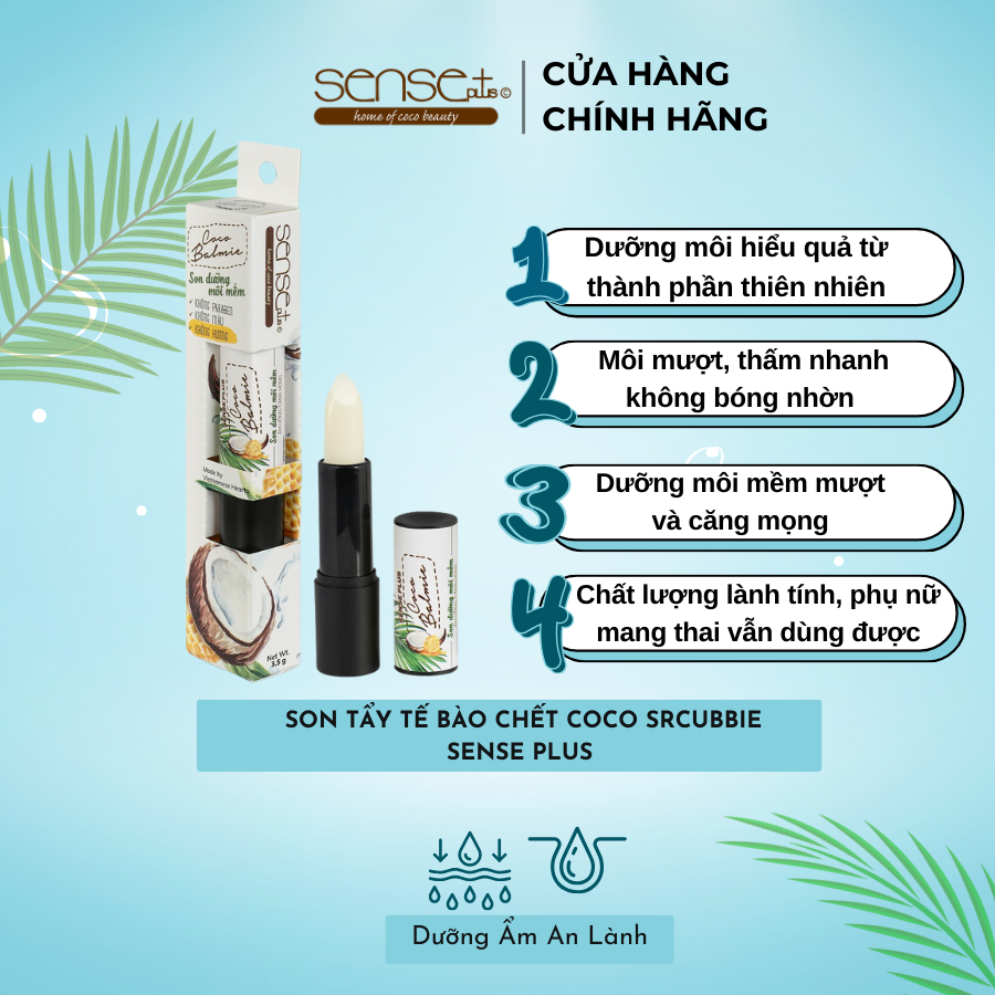SON DƯỠNG MÔI COCO BALMIE SENSE PLUS DƯỠNG ẨM MÔI 3.5G