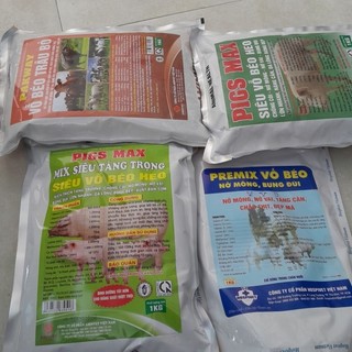 Gói Vỗ béo trâu bò 1kg Tăng trọng nhanh, nở mông vai