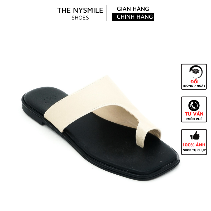 Dép xỏ ngón nữ quai , dép bệt nữ - THENYSMILE - MORII