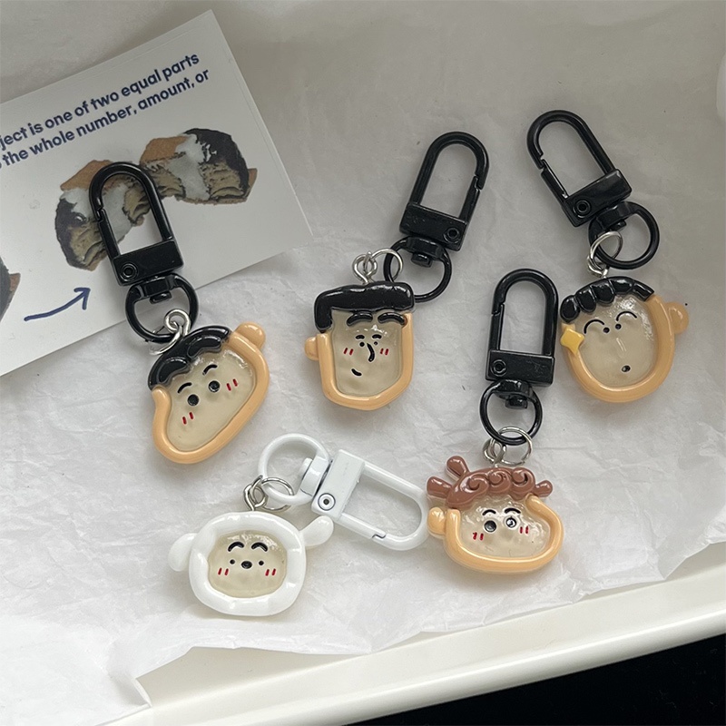 Ball💜Móc Khóa Hình Cậu Bé Bút Chì Shin Dễ Thương Mới