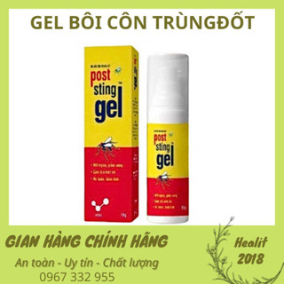 [CHÍNH HÃNG] - Gel bôi vết thương côn trùng cắn post Sting gel an toàn cho bé và gia đình - lọ 15g