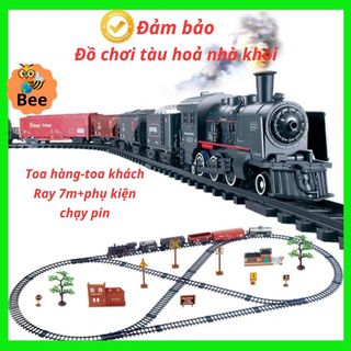 Tàu Lửa, Xe Lửa, Mô hình tàu hỏa Cổ Điển, Tàu lửa chạy trên đường ray, Đồ chơi xe lửa nhả khói, Tàu hoả