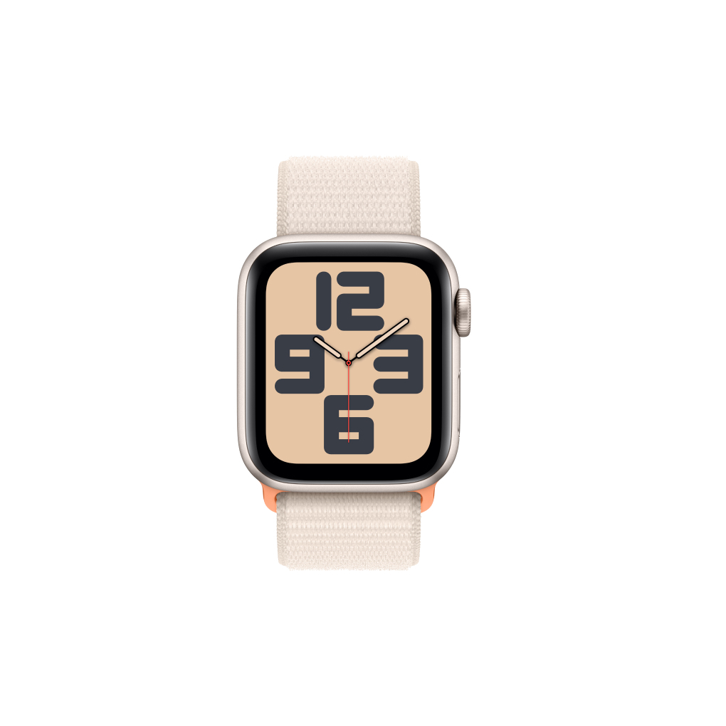 Đồng hồ Apple Watch SE (2023) 44mm (GPS + Cellular) Viền nhôm - Dây quấn thể thao