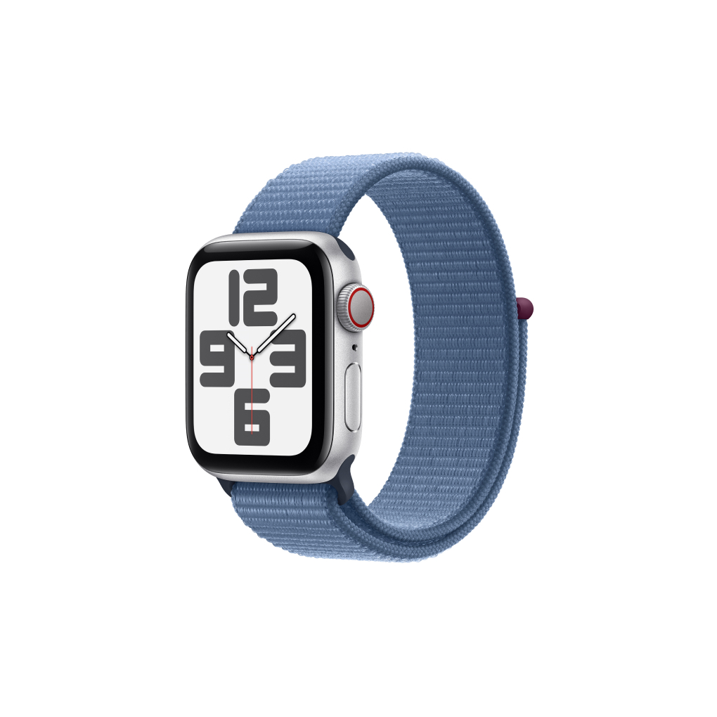 Đồng hồ Apple Watch SE (2023) 44mm (GPS + Cellular) Viền nhôm - Dây quấn thể thao