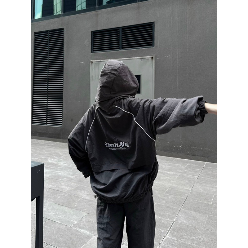 Set đồ thể thao khoác gió quần dù V2 // THOXRI