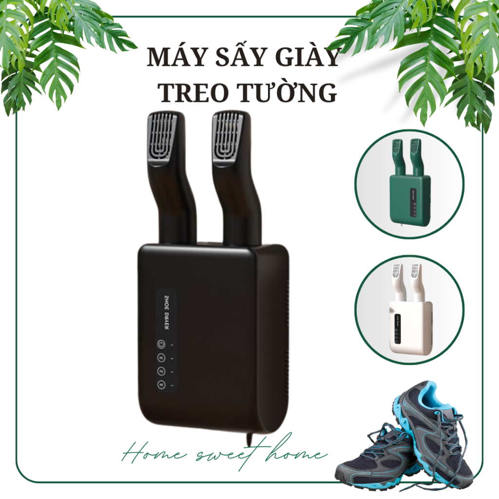 Máy sấy giày treo tường, máy hong khô khử mùi hôi giày dép, diệt khuẩn chính hãng Joycare (hỏa tốc HN)