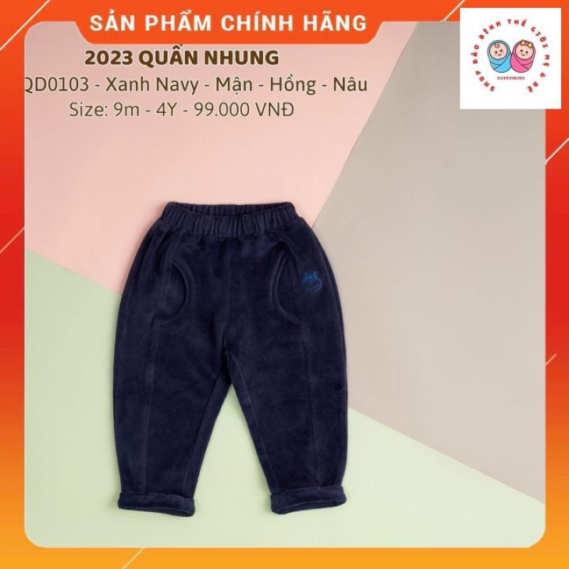 Quần nỉ nhung lil