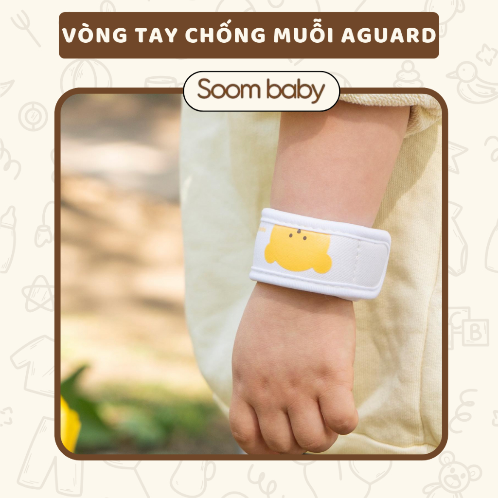 Vòng đeo chống muỗi, côn trùng Aguard Hàn Quốc cho bé