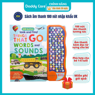 Sách âm thanh cho bé 100 nút - Look and Find Sound book sách nhạc điện tử phát ra âm thanh cho bé 1 2 3 4 5 tuổi