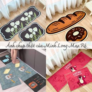 [FREESHIP❤️] BỘ 2 THẢM BẾP DÀI ⚡️ THẢM LAU CHÂN NHÀ BẾP 3D CHỐNG TRƠN TRƯỢT NHƯ HÌNH